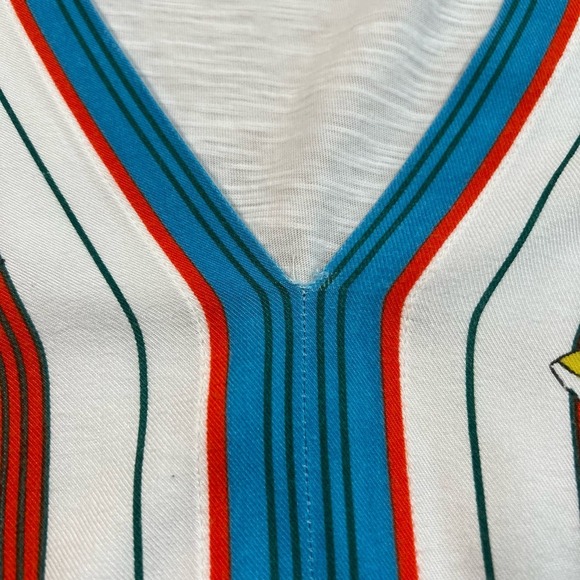 Akemi + Kin Anthropologie Size Small Boho Indie Floral Cottage Artsy Earth Shirt - Picture 11 of 12